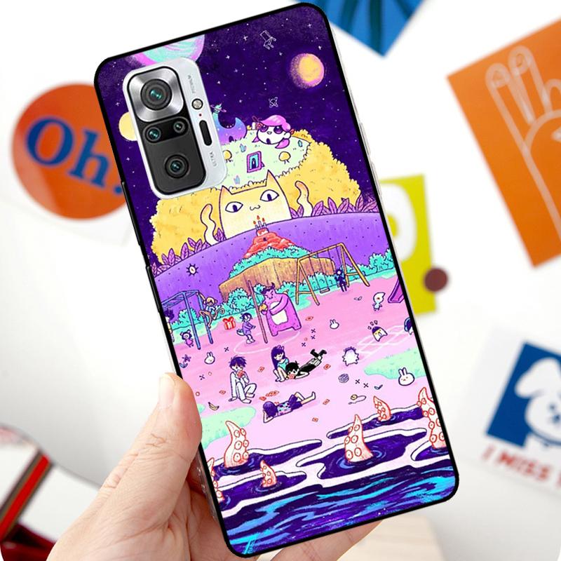 Omori Game Case For Xiaomi Redmi Note 12 Pro 11 8 9 10 Pro 9S 10S 11S 12S Redmi 12C 10C 9C 10A Cover