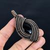 Black Onyx Jewelry, 999 Copper Wire Wrapped Pendant Handmade Gemstone Jewelry, Gifts For Wife Brand New Pendant
