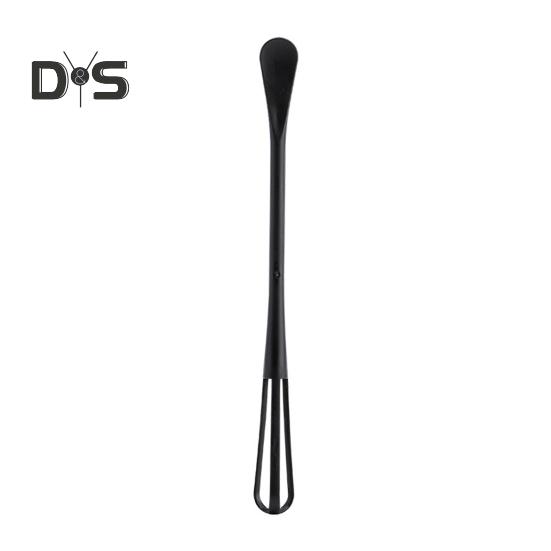 

Ручной венчик для взбивания яиц 2-в-1, устройство для приготовления пены для крема, портативный блендер, многоцелевые венчики для взбивания яиц, кухонная утварь для взбивания яиц чёрный