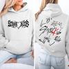 Stray Kids ATE Album Hoodie - Unisex beidseitiger Grafik-Pullover mit Mitgliederunterschriften & Kängurutasche, Frühling Herbst Fandom Merchandise