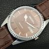 REFURBISHED SEIKO AUTOMATIC 6309A JAPAN MENS VINTAGE BROWN DIAL WATCH a443150-1
