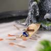 1 Stück Fee Garten Haus Dekoration Keramik Fischerboot Figuren Für Aquarium Fischbecken Landschaft Bonsai Steingarten Ornament