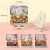 DIY Wood DollHouses Handmade Funny Box Theatre Miniature Box Cute Doll Houses Assemble Kits Birthday Gift Wooden Toys For