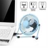 Mini Ventilateur USB - E.F.CONNECTION - Silencieux - Pivotant - Bureau - 14 cm