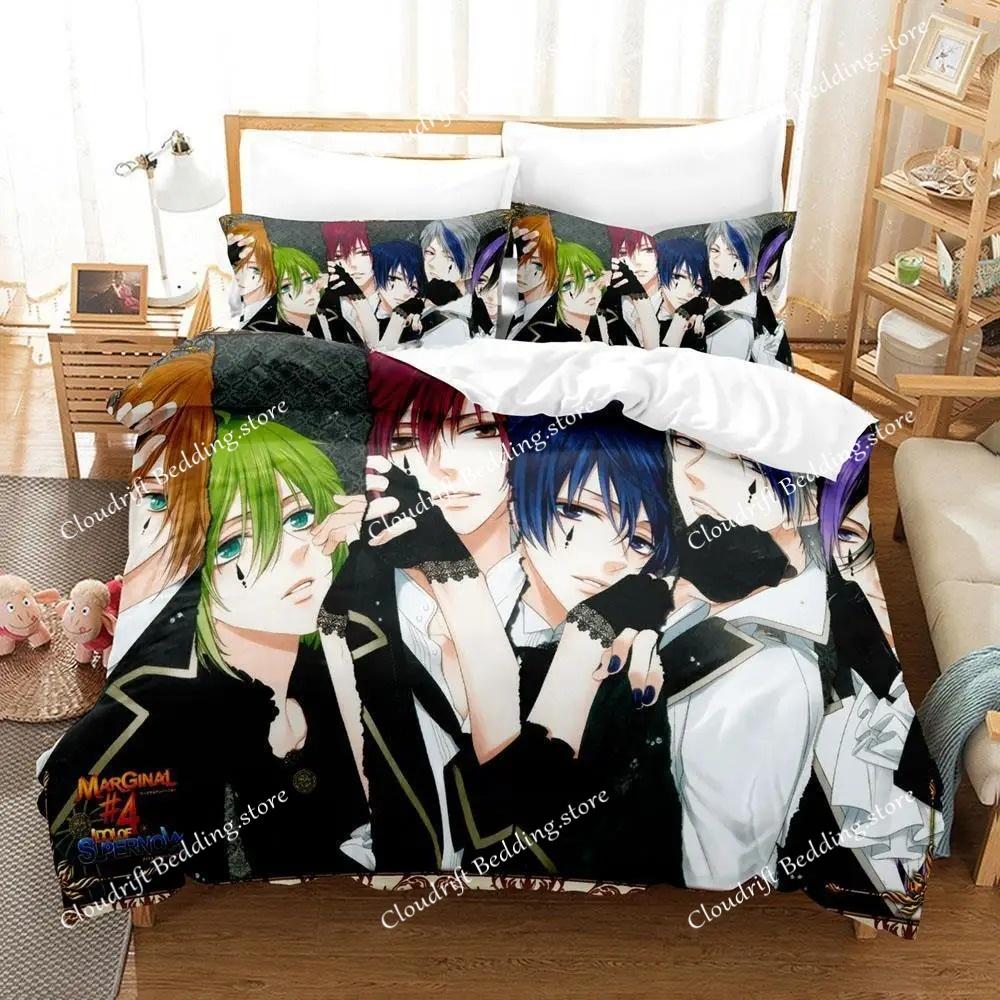 New 3d Print Anime Marginal #4 Bedding Set Boys Girls Twin Queen King Size Duvet Cover Pillowcase Bed Boys Adult Home Textile