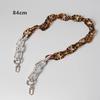 New Fashion Woman Bag Accessory Detachable Part Replacement Chain Leopard Gold Silver Acrylic Strap Women Shoulder Handle Chain