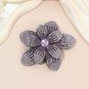 Sweet Large Rhinestone Hair Clip Double-layer Barrettes Flower Hair Clip Headwear Korean Style Spring Clips Women