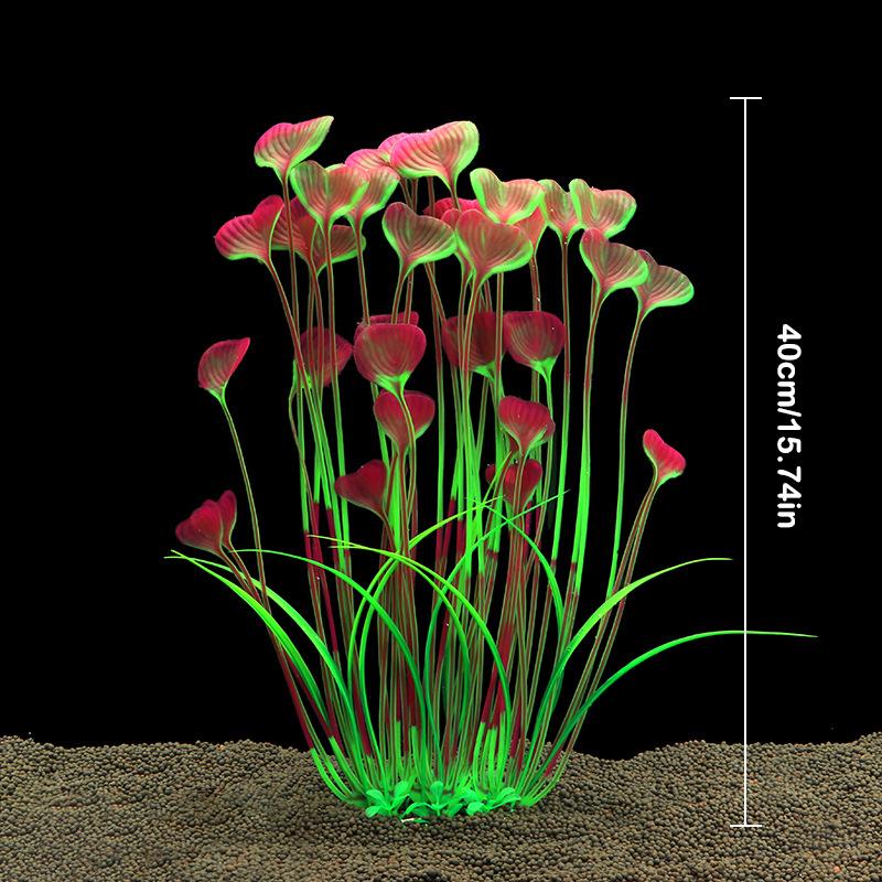 Dekoracje Roślin Akwariowych Trawa Podwodna Plastikowa Sztuczna Wodna Akwarium