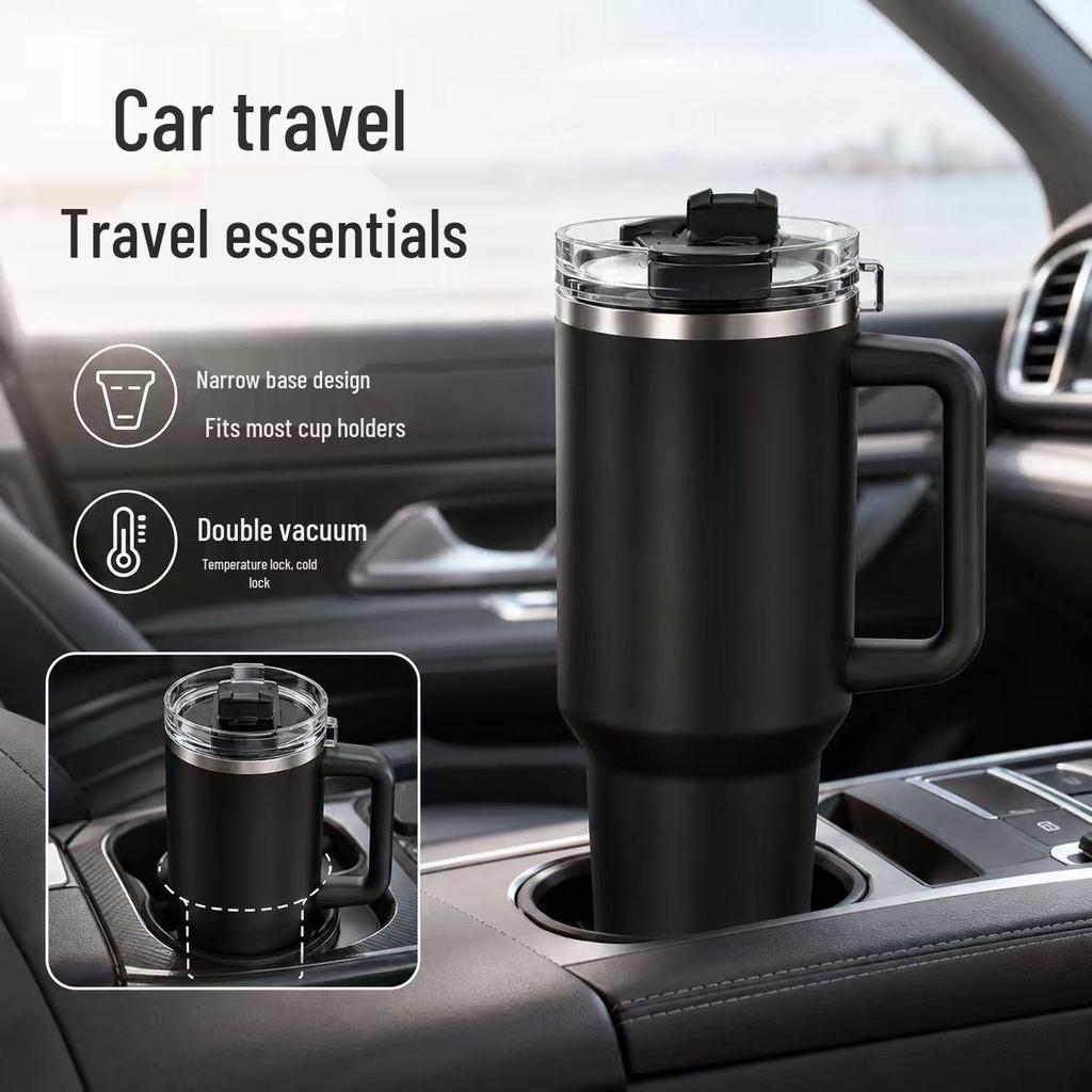 Tazza Insulated Ice Buster in Acciaio Inossidabile da 40 oz, Prima Generazione, con Cannuccia per Uso Esterno