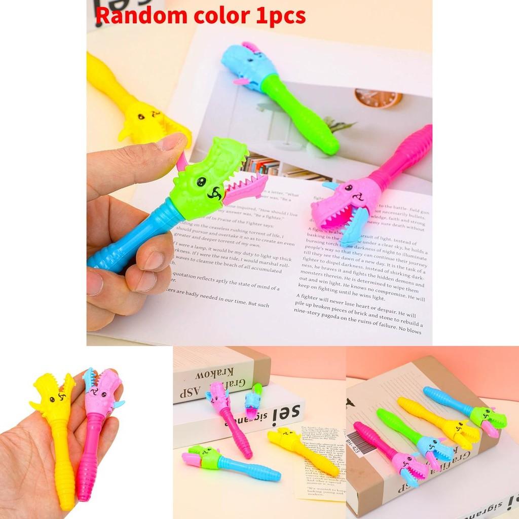 Creative Dinosaur Bite Hand Toy With Plastic Play Set For Childrens Pretend Play Gift