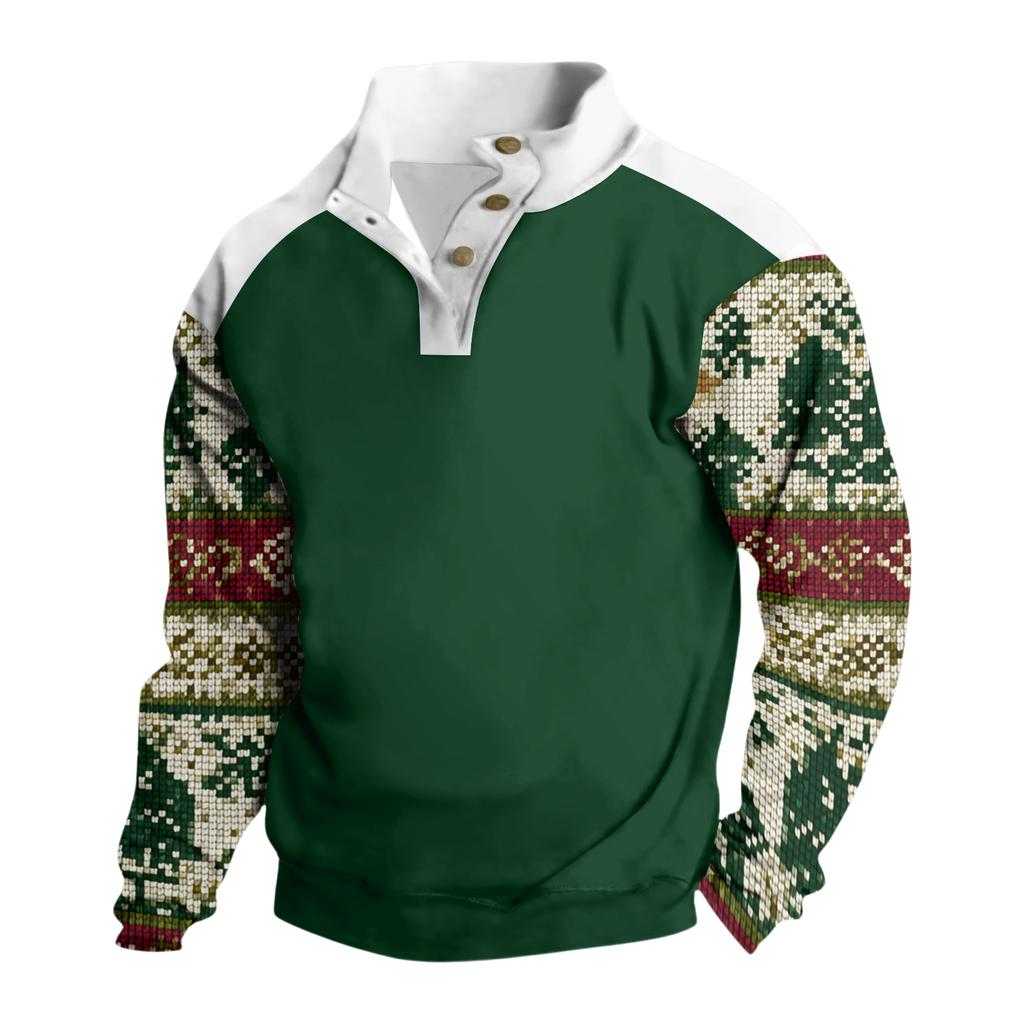 Men's Fleece Hoodie Casual Long Sleeve Sweatshirt