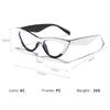 Plane Mirror Computer Glasses Frame Transparent Blocking Glasses Cat Eyes Eyewear  Women Men