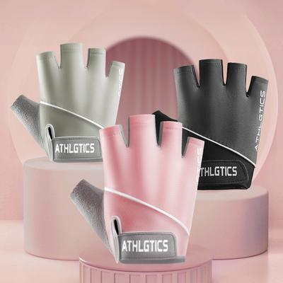 Wear Resistant Fitness Gloves Breathable Fingerless Gloves Cycling Half Finger Gloves Yoga Sports Mittens