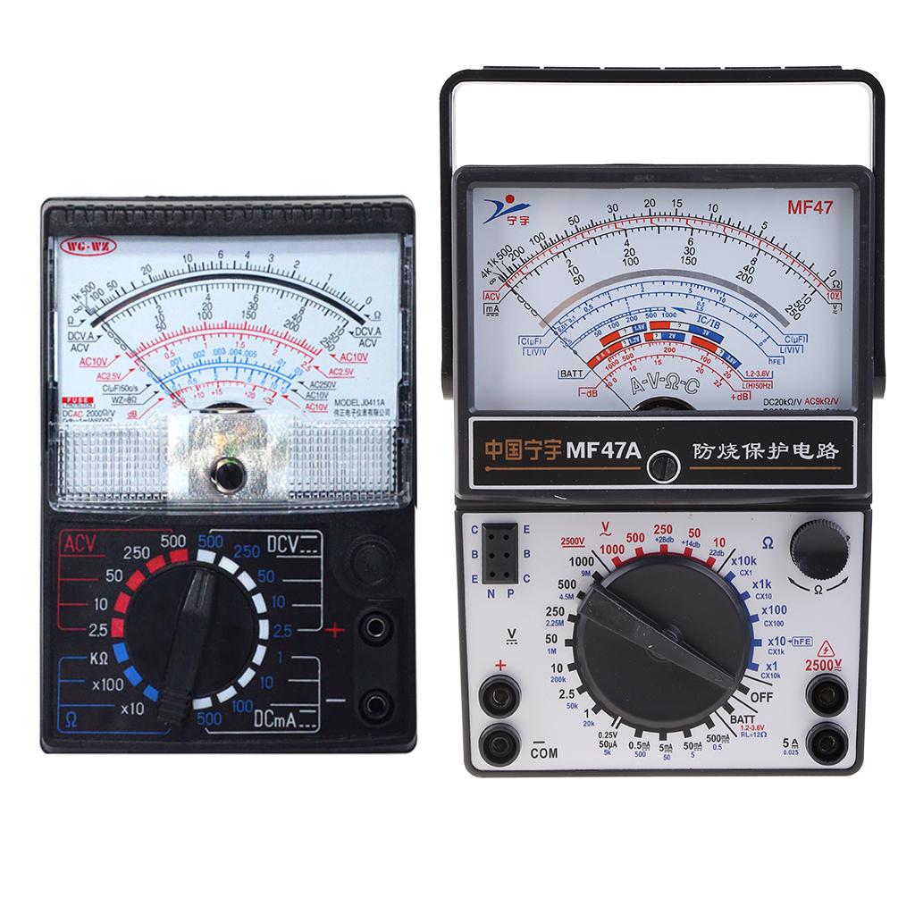 AMP Zeiger Amperemeter Analoges Strommessgerät Panel Zifferblatt Strommesser Mikroampere Ammeter Monitor Volt Multimeter Instrument