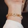 New Chinese Citrine Beaded Bracelet Strawberry Crystal Bracelet Bangles Women Fashion Jewelry Accessories Gift