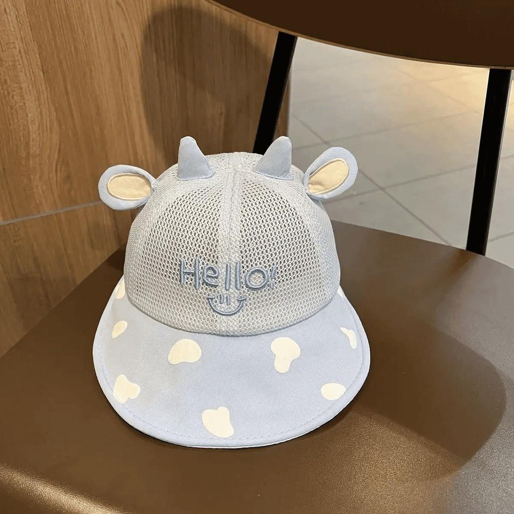 Baby Sun Hat With Large Brim And Mesh For Summer Sun Protection For Kids
