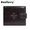 New Wallet Men's Short Men's High-end Retro Pu Buckle Wallet Business Zipper Small Wallet Men