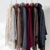 Autumn/Winter Leopard Print Fur Collar Batwing Sleeve Cardigan for Women