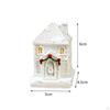Christmas Glowing House Ornaments Holiday Decoration for Window Sill