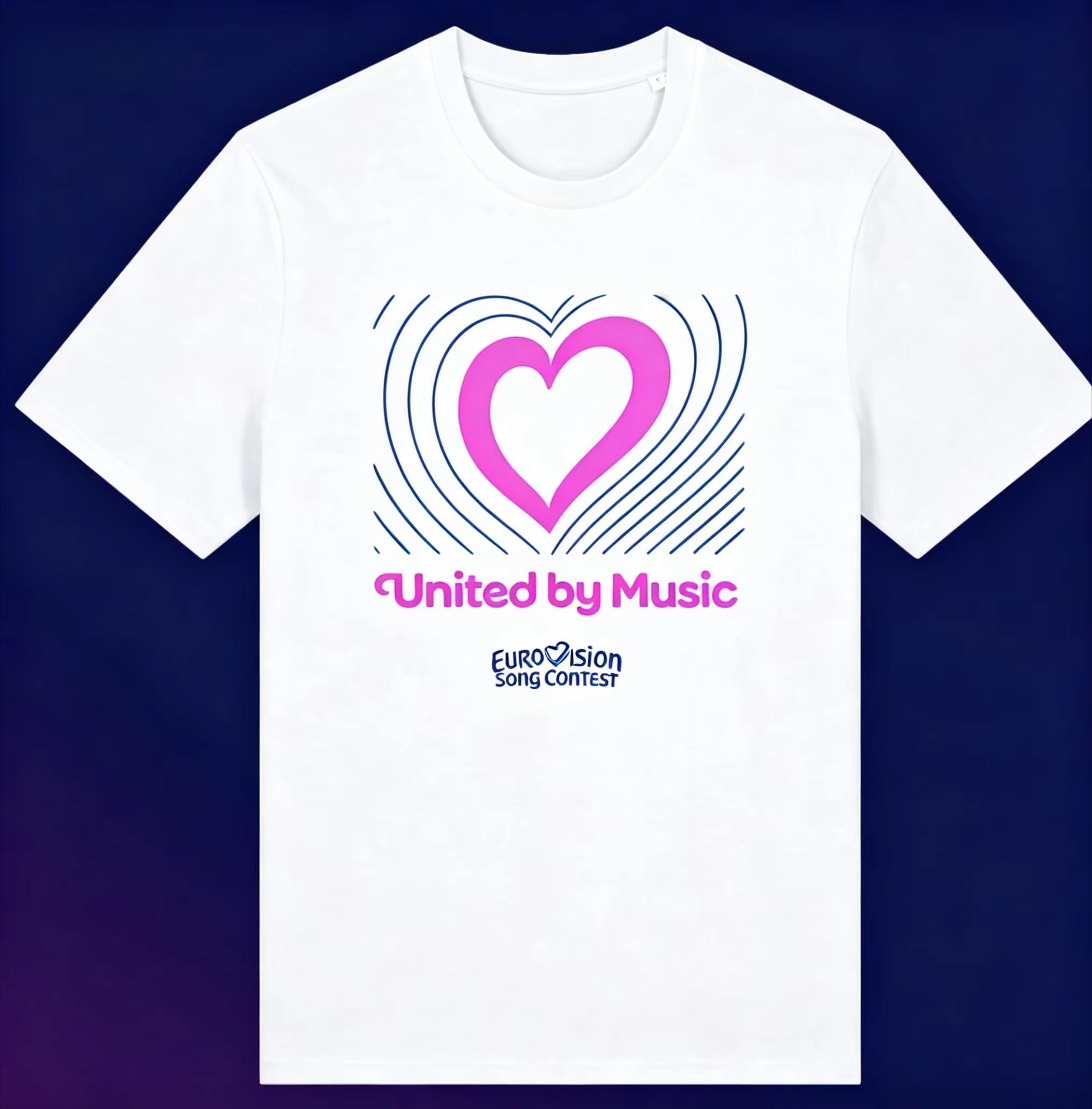 Unisexs Tshirt New logo Vienna Eurovision 2026 TShirt Austria Song Contest 2026 summer Fashion Casual Tees cotton Shortsleeved S