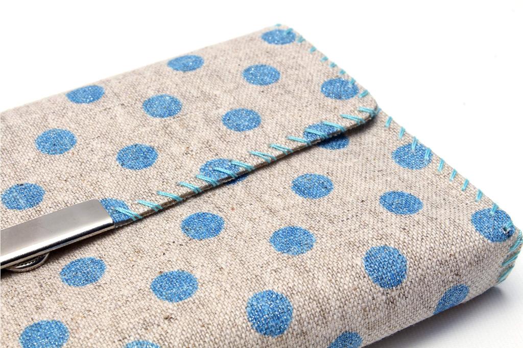 Soka Gakkai Prayer Beads, New Member Gift, 3-Piece Set for Women, Rose Quartz Prayer Beads with Dotted Blue Case