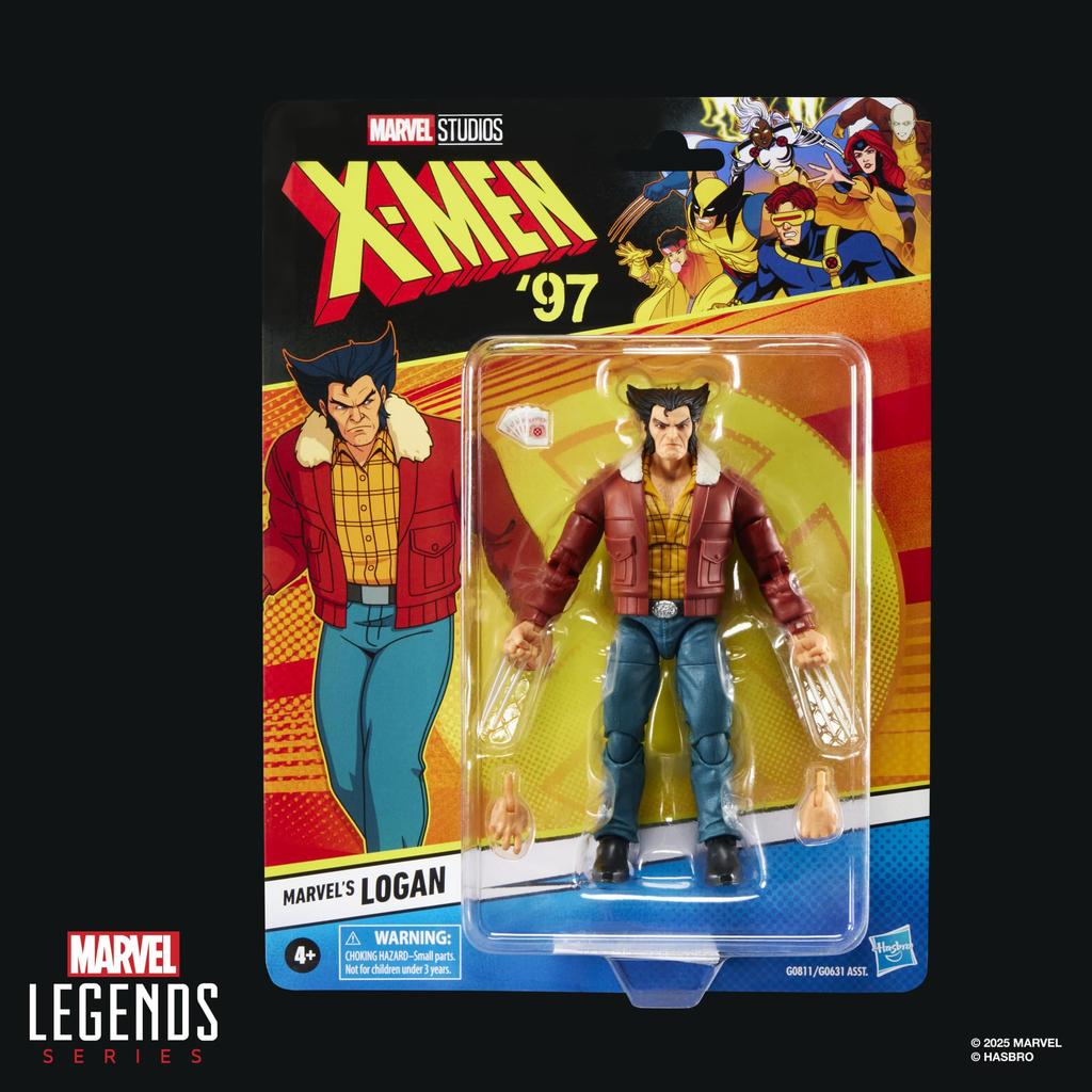Hasbro Marvel Legends Series Jucărie Figurină de Acțiune Colecționabilă 15cm Autentic Logan, X-Men '97 G0811,