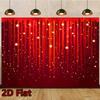 1Pcs Red Sparkling Stars Theme Decoration Background Celebration Backdrop Decorations For Photo Studio Photo Booth Party