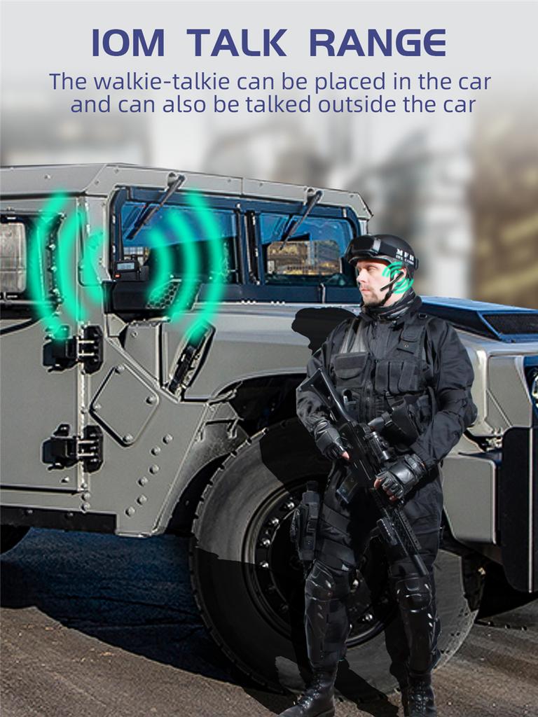 Wireless Headset PTT Bluetooth Earphone with Mic M Plug Wireless Headphone Handsfree for Walkie Talkie Moto GP Series
