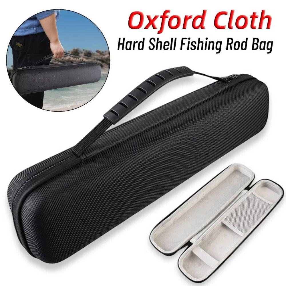 Anti Shock Fishing Tackle Bag Hard Shell Carry Bag for Rod Fishing Rod Bag  Tackle Bag