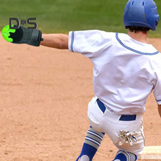 Baseball-Schiebehandschuh für die linke und rechte Hand, verstellbarer Kompressionsgurt für das Handgelenk, vollständiger Daumenschutz, Baseball-Schiebehandschuh, Sportschutz