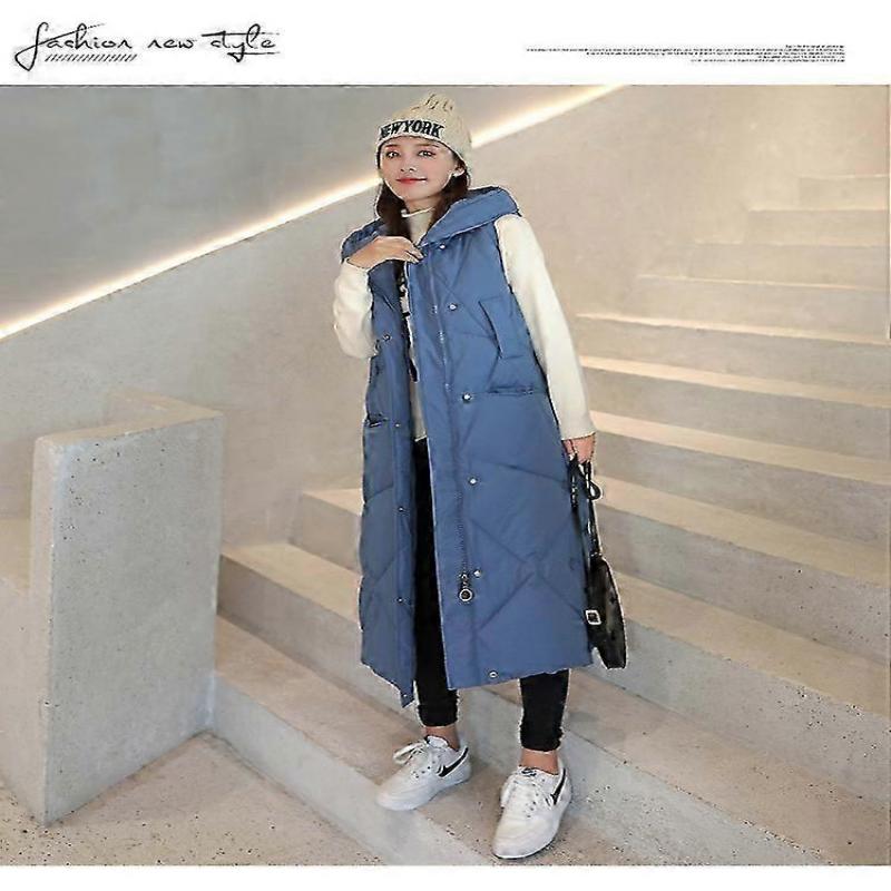 "Women's Long Quilted Vest Winter Down Vest Transition Vest Winter Jacket Long Vest Winter Vest Ligh