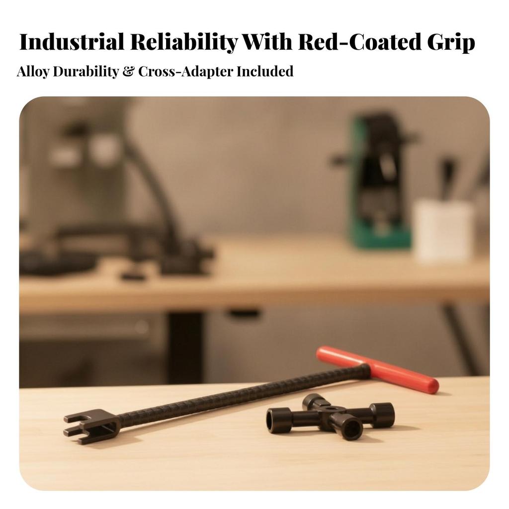 Curb Key Solid Steel Utility Shutoff Valve Tool Water Meter Wrench