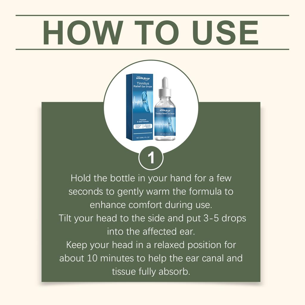 Ear care drops Daily gentle and soft comfort care ear drops for quiet care