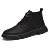 Fashion Classic Brand Men's Workwear Boots Thick Soled Wear-resistant Men's High Top Shoes High-quality Genuine Leather Casual Shoes