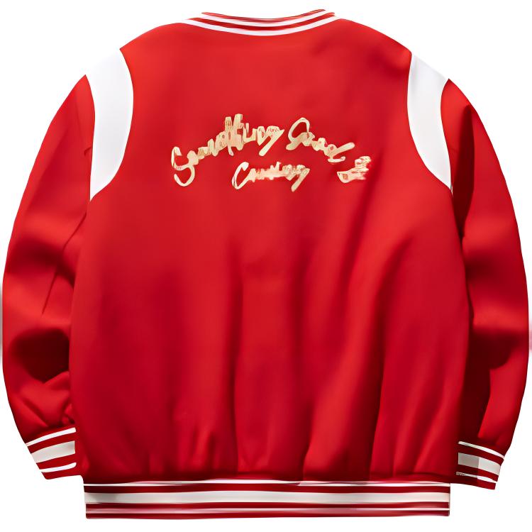 Anta Good Things Happen Series Sports Casual Simple Color Block Letter Loose Thick Jacket Women jackets Deep-Red 162518727N-1