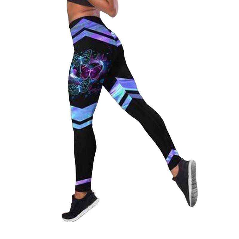 printed workout pants