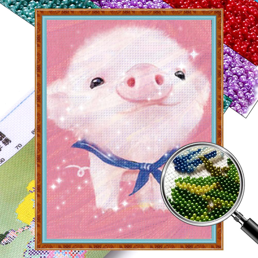 

Full Embroidery Beads Printed 9CT Animal Cross Stitch Kit Home Art Craft #