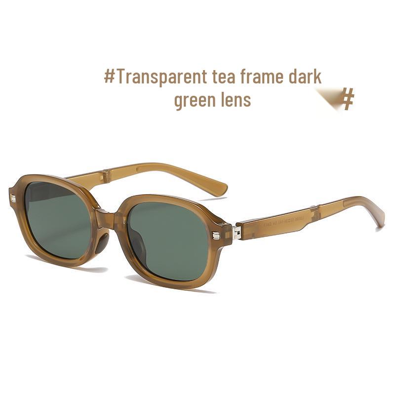 Women's Polarized Foldable Sunglasses with Air Cushion Nose Pads - UV Protection & Fashionable for Driving