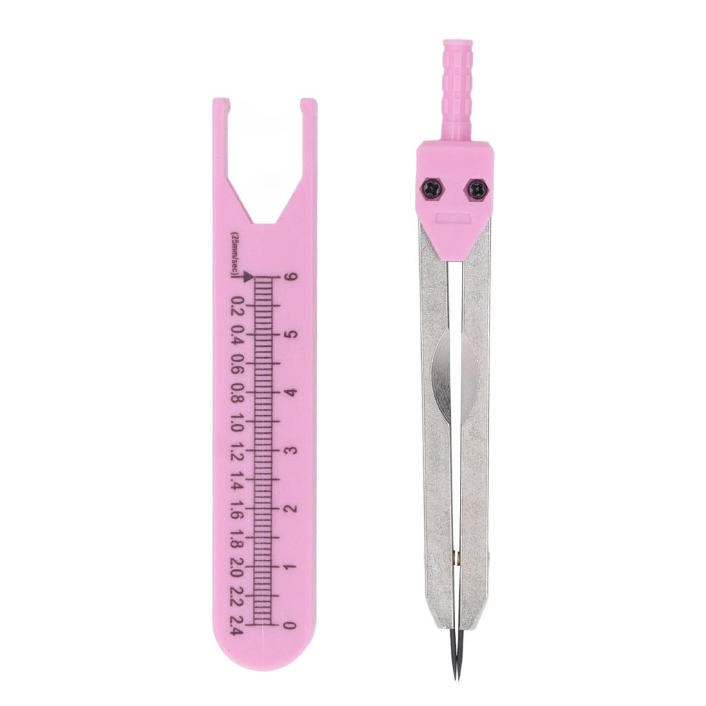 EKG Calipers Stainless Steel 0‑2.4in Ruler Drafting Divider Measuring Tool for Nursing