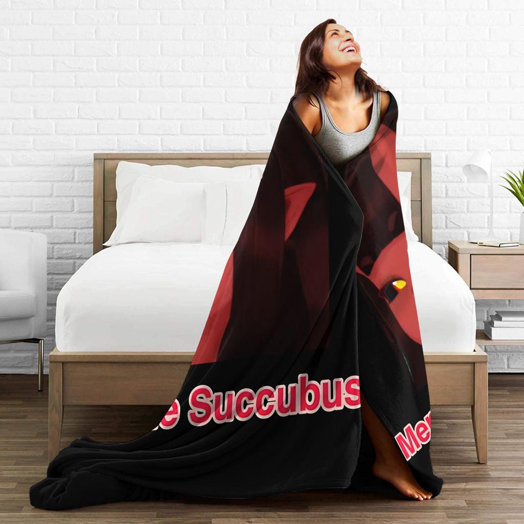 Anime Meru Warm Soft Blanket  Camping Plush Throw Blanket Street Trend Couch Chair Flannel Bedspread Sofa Bed Cover