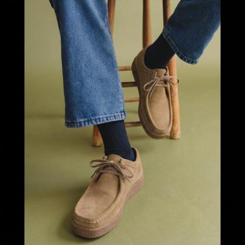 [Soliberty] Moccasin Suede Wallaby (Moca Beige) [Shipped from Korea] 100% Authentic