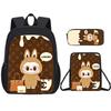 Cartoon Backpack For Kid With Graphic Design And Large Capacity Daily For
