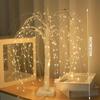 1PC Willow Night Light 192 LED Table Lamp 8 Modes Battery And USB Use Tree Lights For Wedding Party  Christmas Decoration Jesus
