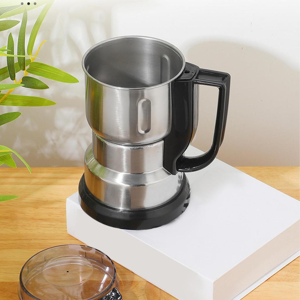 Grain Mill Grinder Stainless Steel Powder Grinder Home Electric Spices Grinder Dry Grinding Machine With Handle Food Chopper