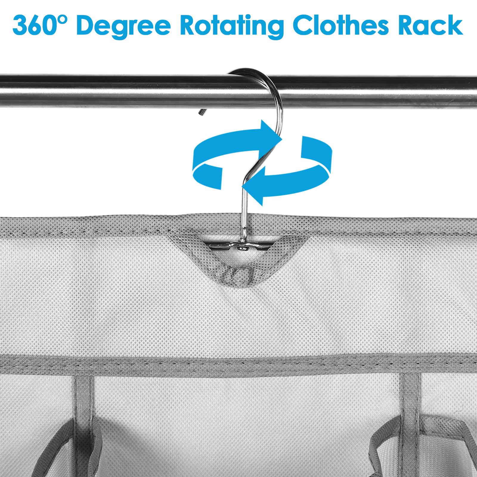 2 шт Подвесной органайзер из нетканого материала складной двухсторонний подвесная сумка для обуви для гардероба 30 карманов для хранения дома 14613₽