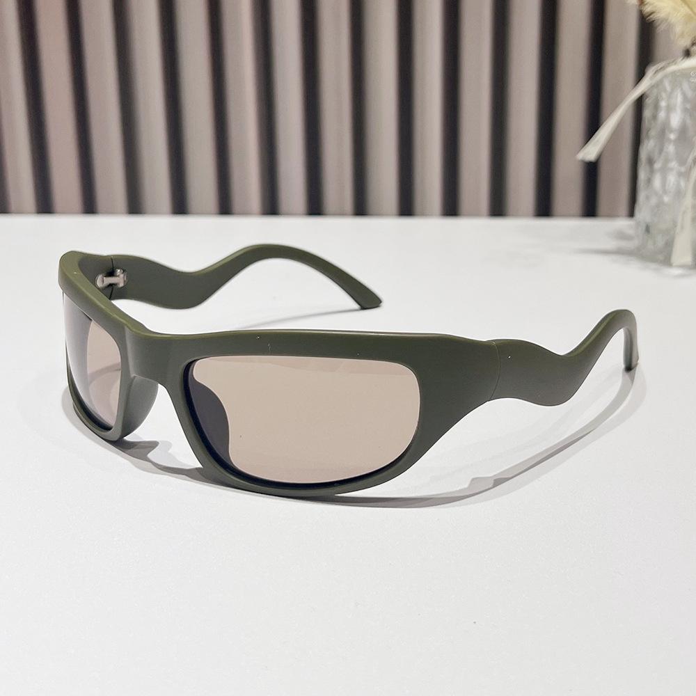 2024 New Arrivals Designer Sports Sunglasses Custom Logo Uv400 Custom Sports Cycling Y2K Sunglasses Men