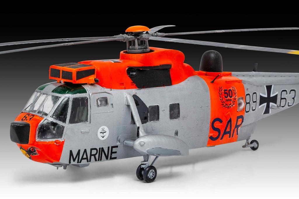 Deutscher Revell Westland Sea King Plastikmodellbausatz 03785 1/72 Mk.41 (Hubschrauber)