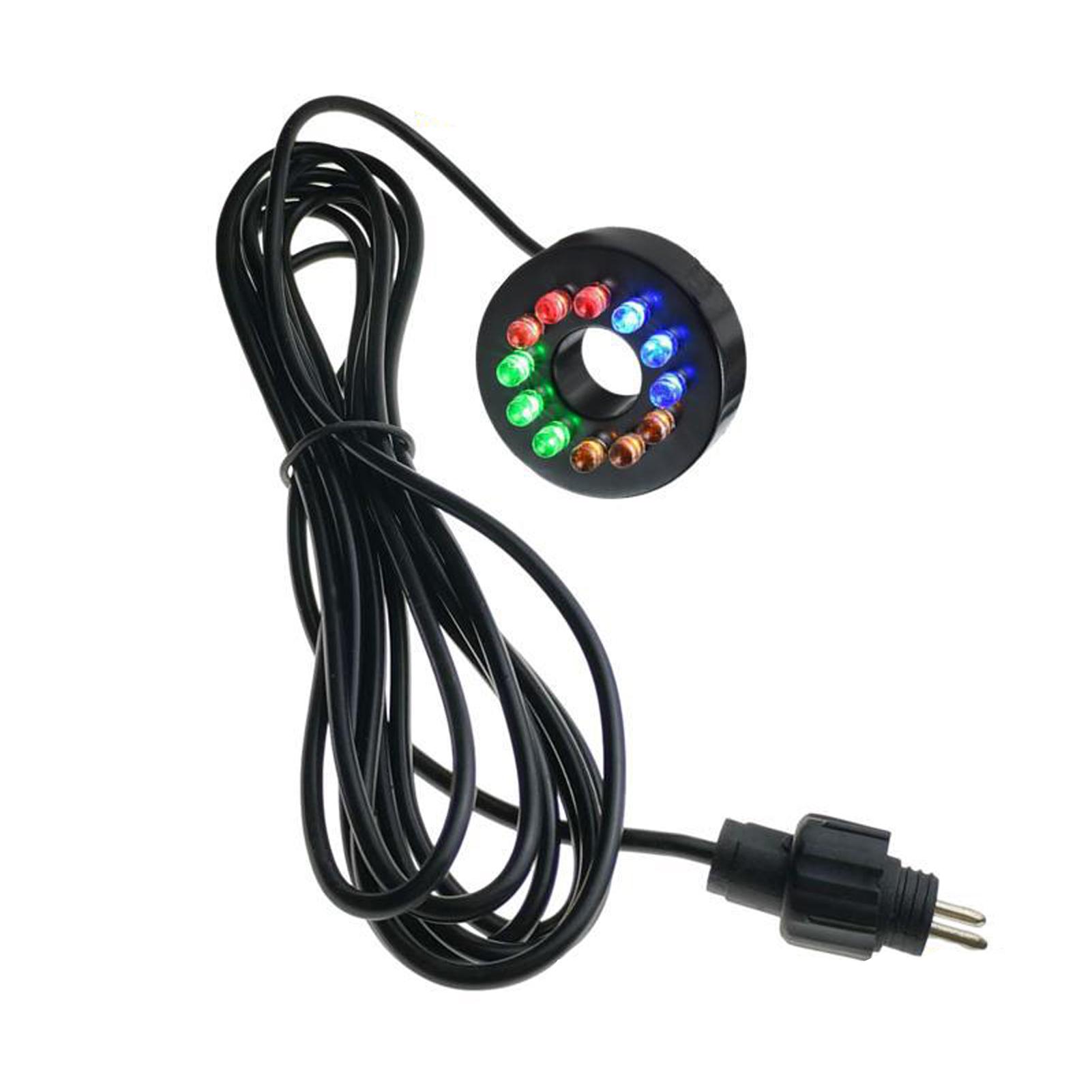 

ABS 2-контактный Вода Пруд Вода Пруд Фонтан Осветить Мир Штекерный разъем ABS Огни Красота Водный объект Светодиодная функция