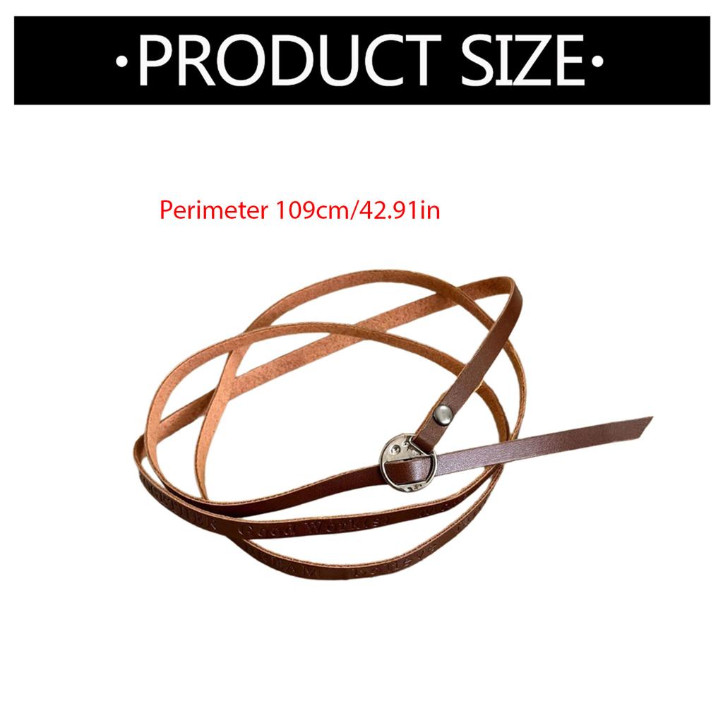 Unique Letter Necklace Adjustable Chain Necklace Leather Texture Suitable for Versatile Styling and Fashion Statement