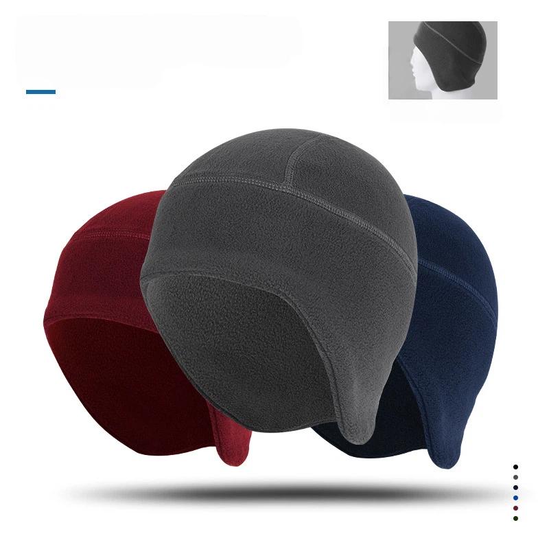 Winter Outdoor Windproof Ear-Protective Cycling Thermal Hat, Double-Layer Thickened Winter Hat for Elderly Sleep